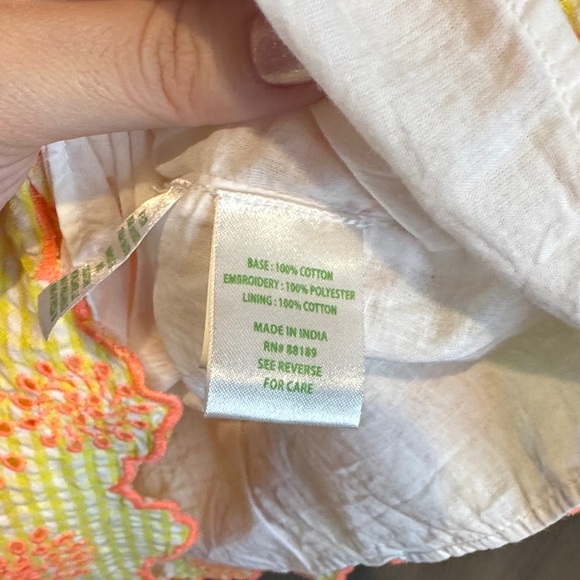 Lilly Pulitzer Yellow and Orange Blouse - Picture 3 of 3